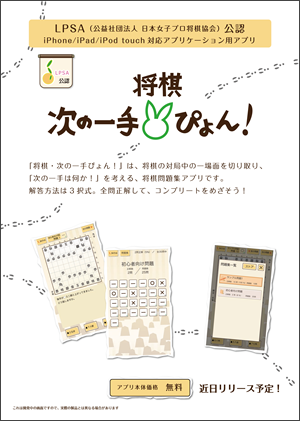 「将棋次の一手ぴょん」パンフレット
